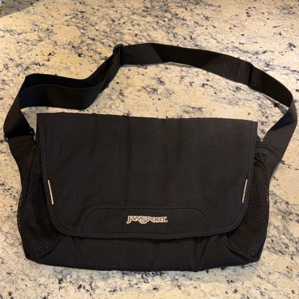 Jansport Black Crossbody Messenger Bag